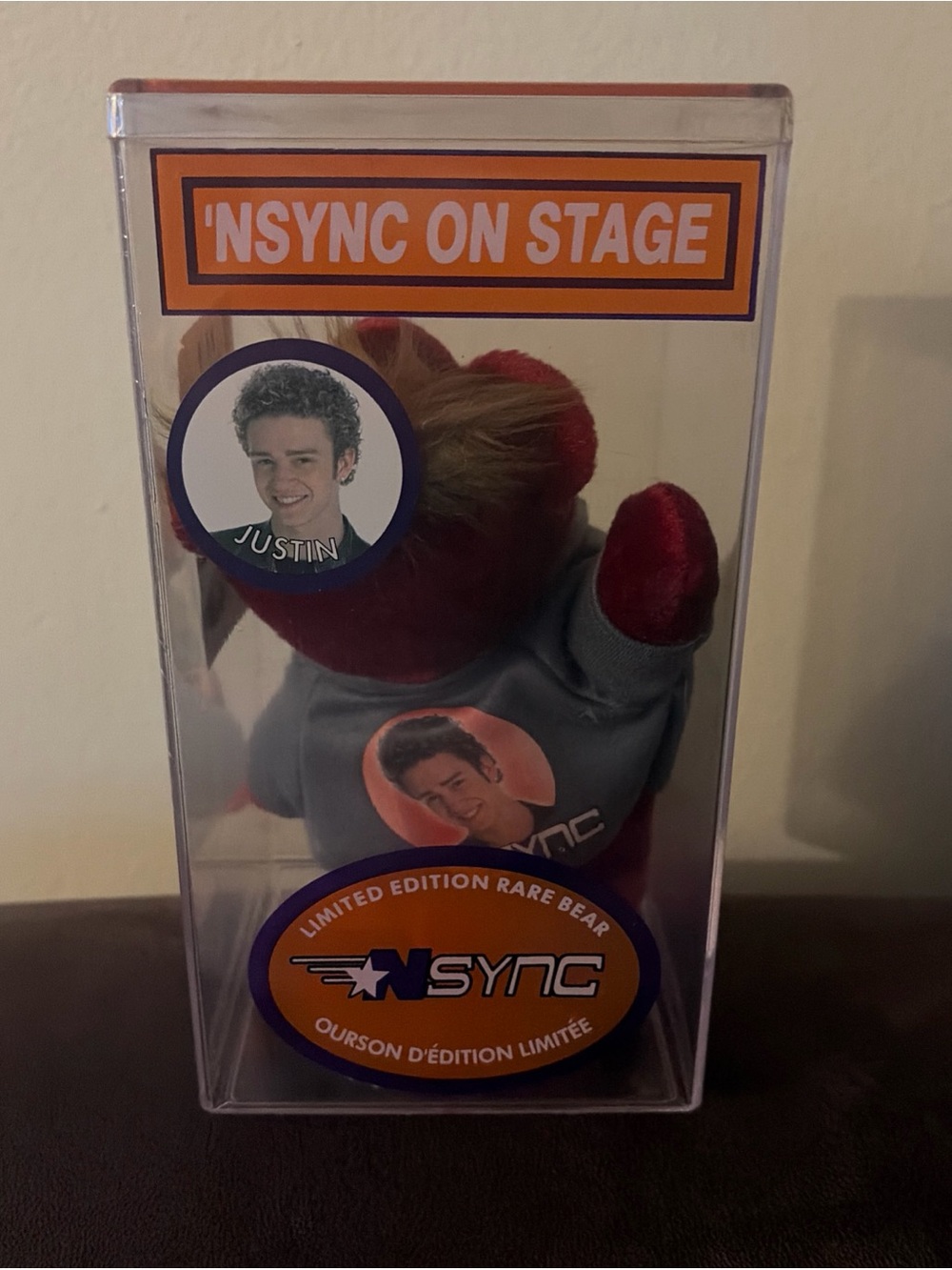 NSYNC On Stage Limited Edition Red Plush Bear